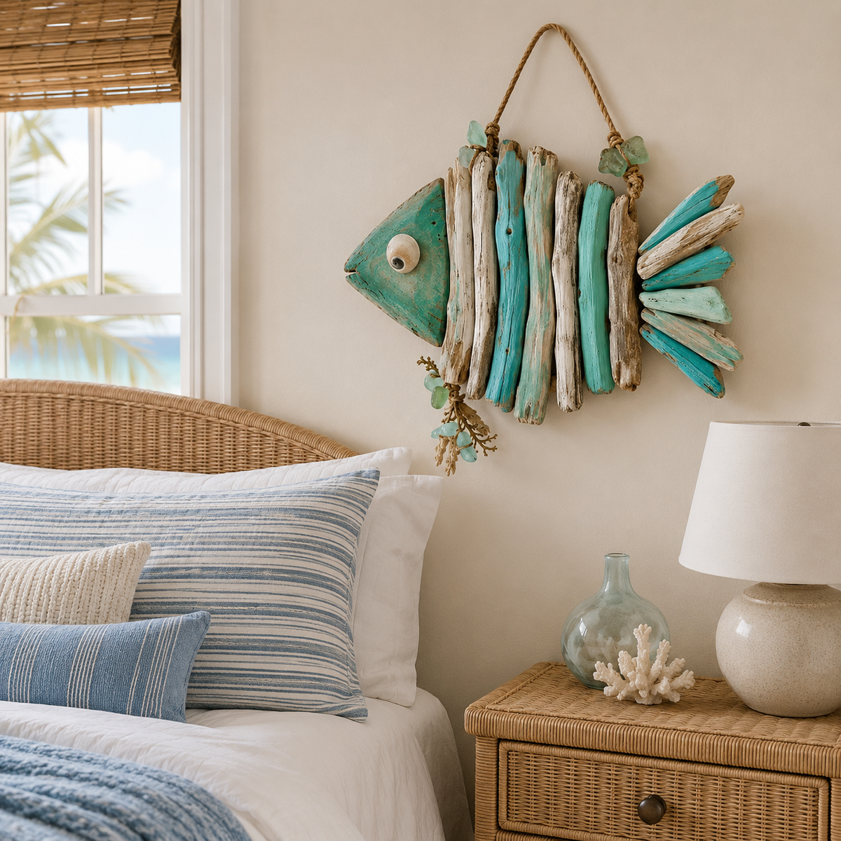 Lighted Coastal Fish Wall Decor – Bring Ocean Charm & Warm Glow to Your Home