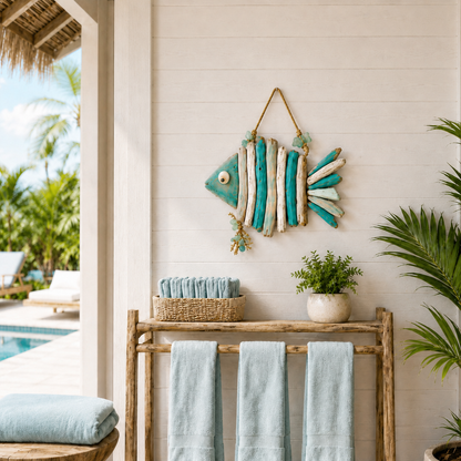 Lighted Coastal Fish Wall Decor – Bring Ocean Charm & Warm Glow to Your Home