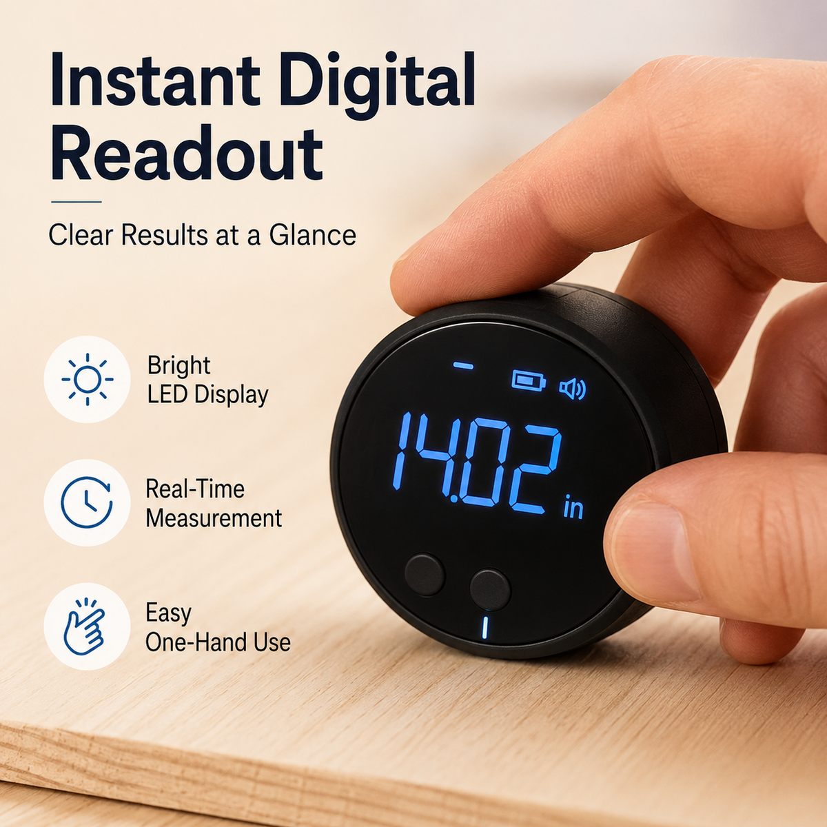 Digital Distance Measuring Wheel With LCD Display
