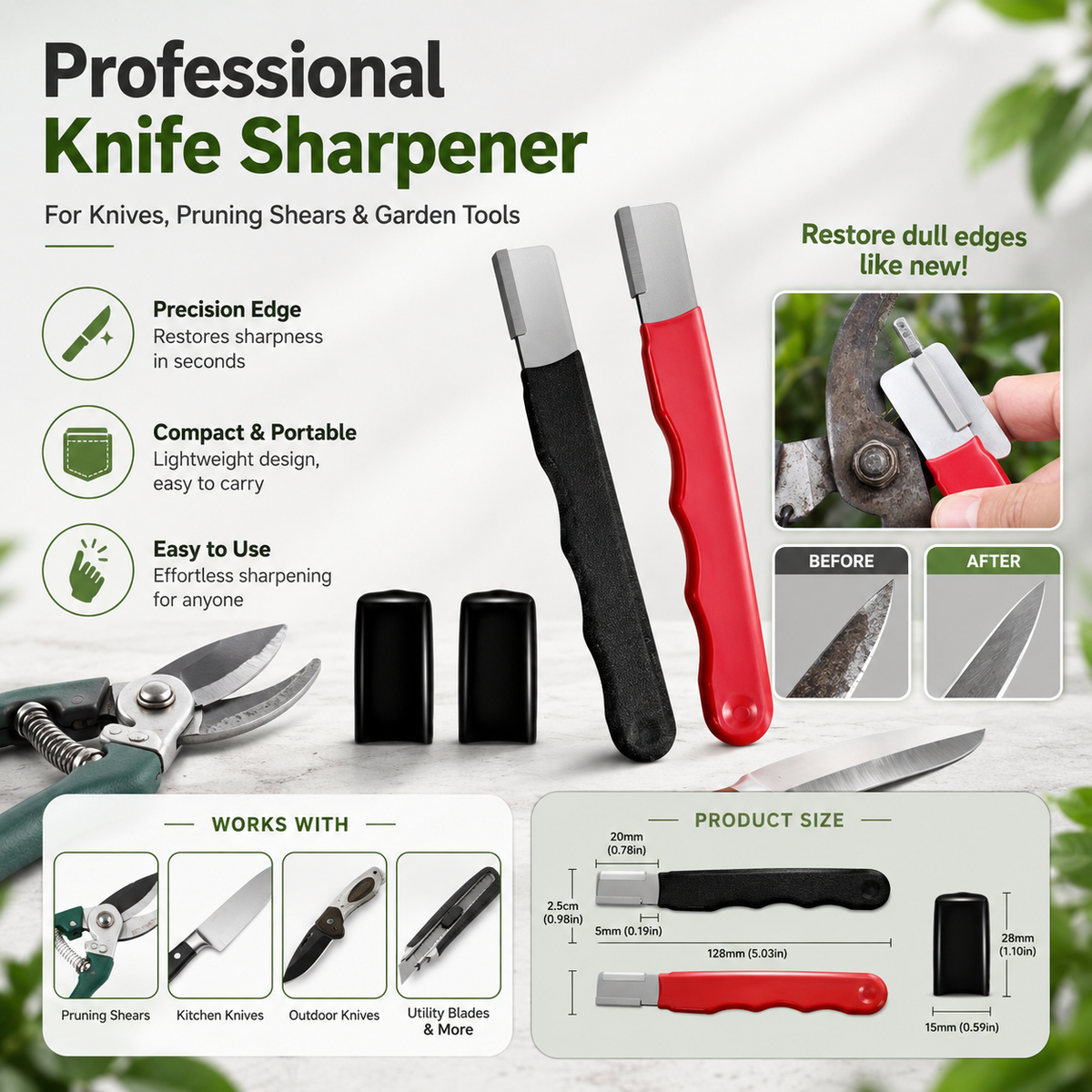 2026 Multi-Function Knife Sharpener – Restore Dull Blades Fast With 3-in-1 Sharpening System