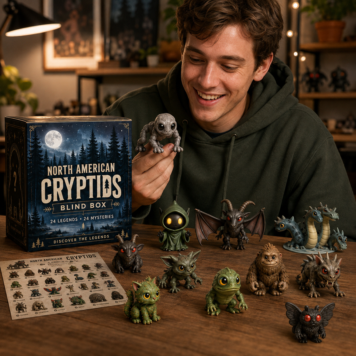 North American Cryptids Blind Box – Complete 24-Piece Collection