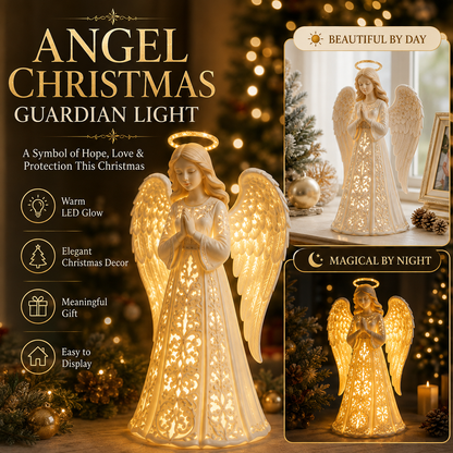 Angel Guardian Christmas Light – Warm Holiday Glow
