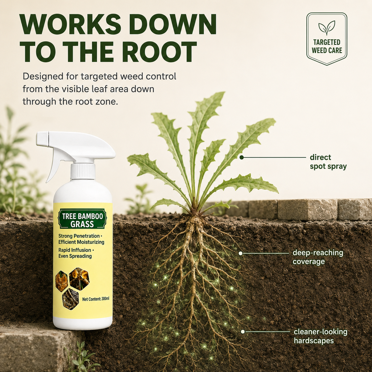 Fast-Acting Natural Weed & Grass Killer Spray