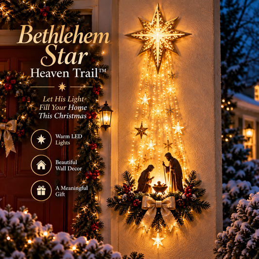 Bethlehem Star of Faith™ | Lighted Nativity Christmas Wall Decor