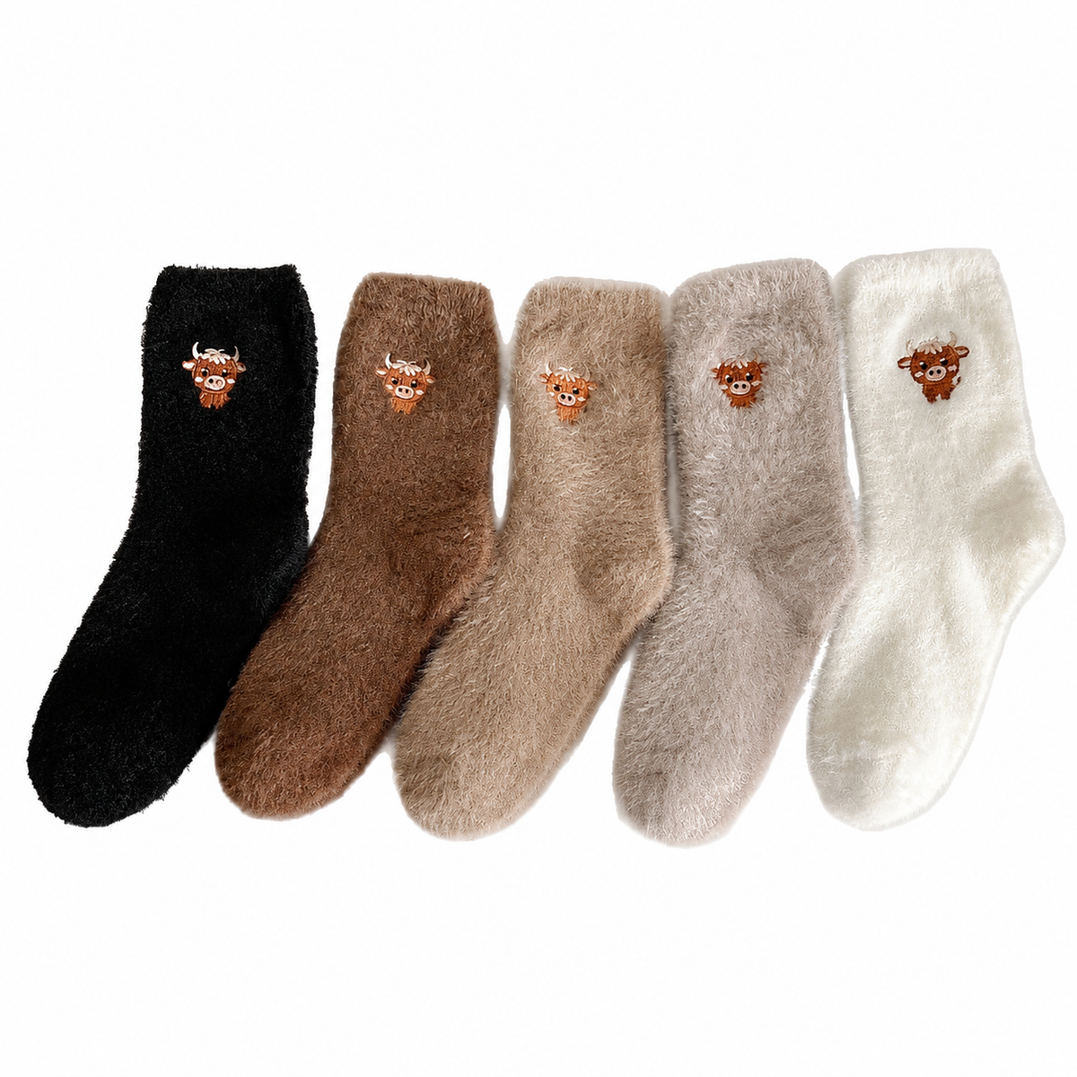 2026 HOT SALE50K+ SOLD! 50% OFF! Cute Cow Slipper Socks
