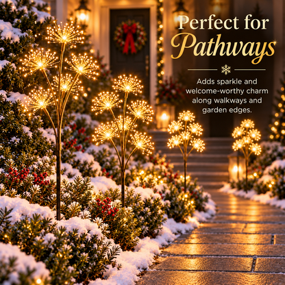 Solar Starlight Garden Branches – 3-Piece Warm White Outdoor Light Set
