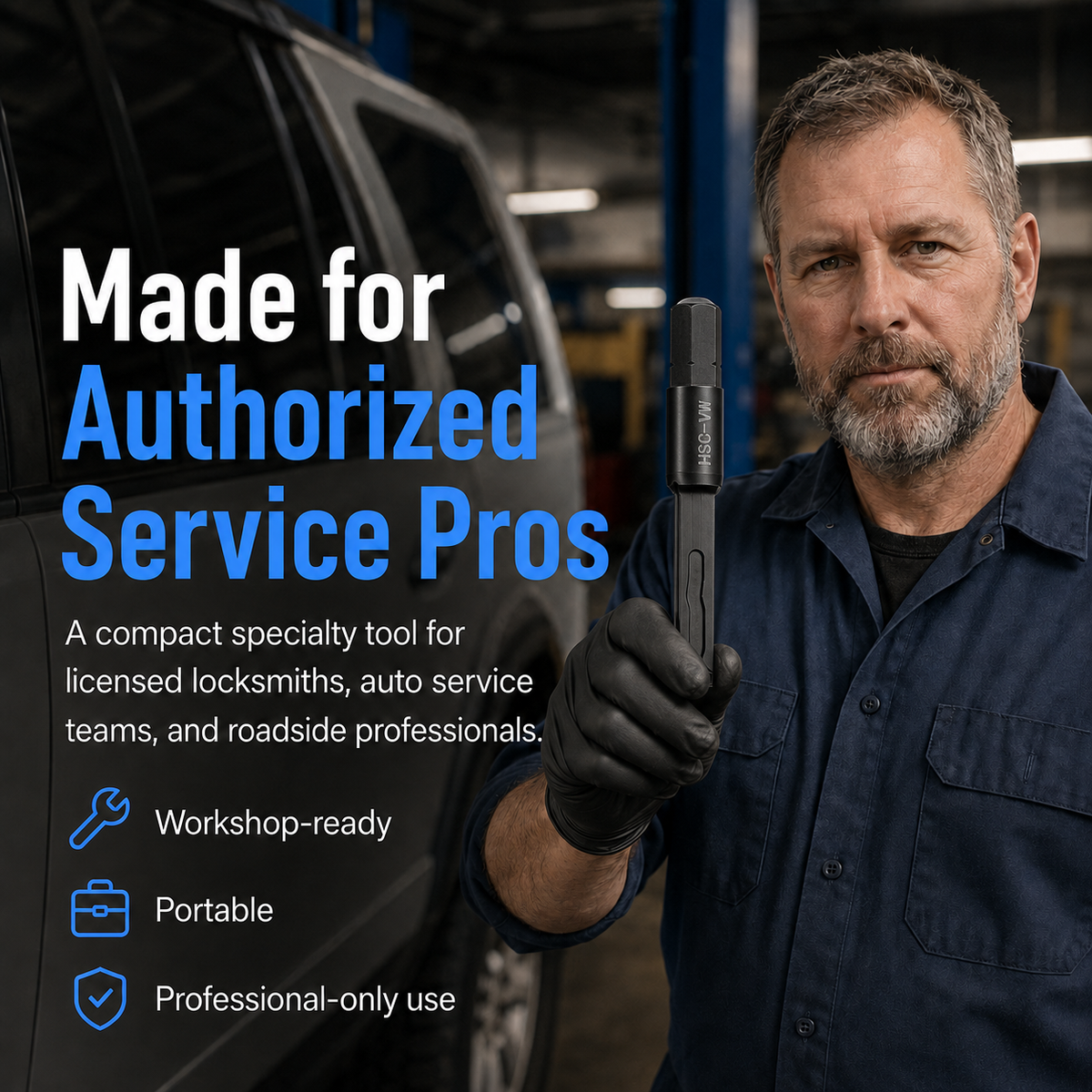 Professional Vehicle Service Tool – Compact, Durable, Service-Ready
