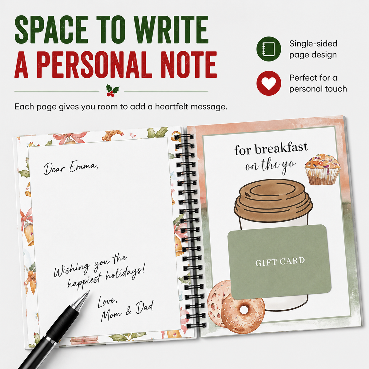 LIMITED-TIME 50% OFF — Christmas Gift Card Book