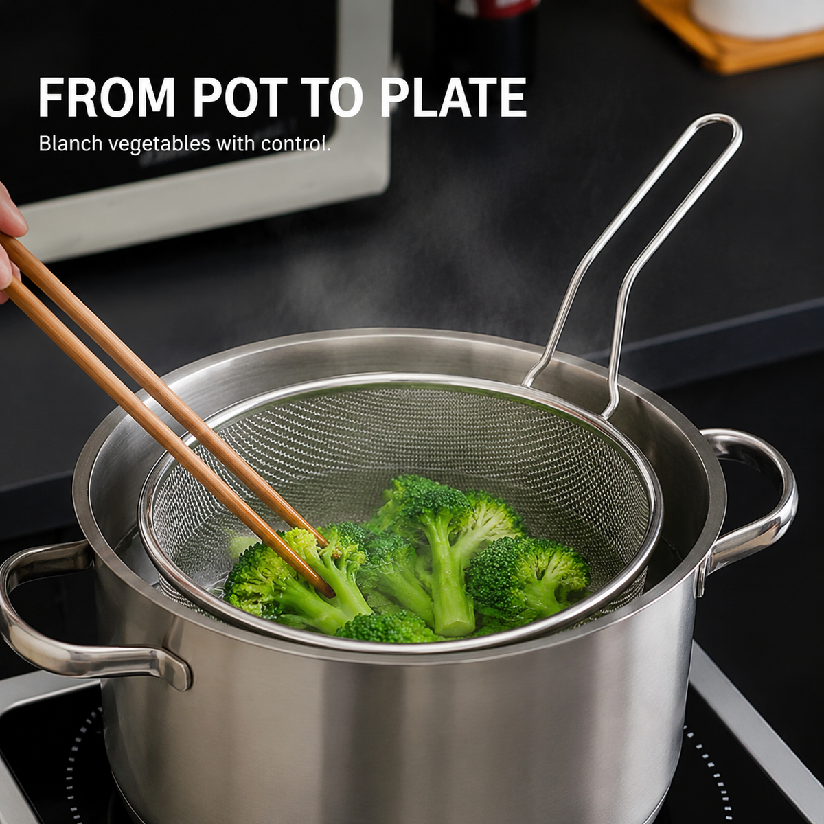 Stainless Steel Sieve with Handle