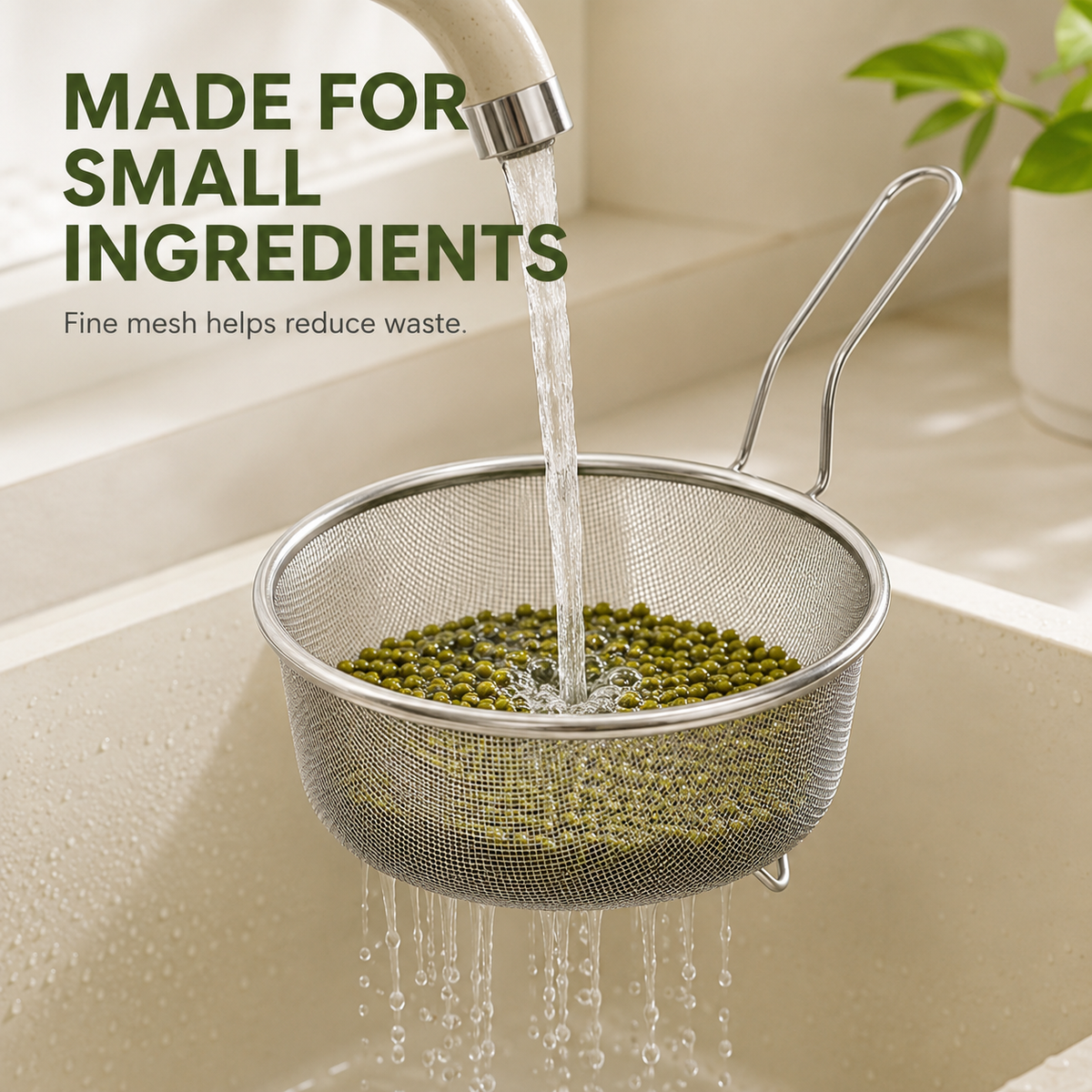 Stainless Steel Sieve with Handle
