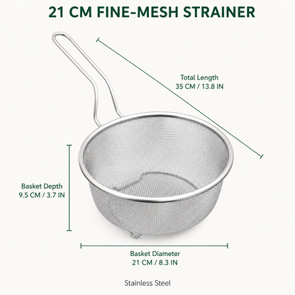 Stainless Steel Sieve with Handle