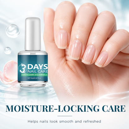 LAST DAY 49% OFF3 Days Nail Care - Keratin Amino Acid Formula, Suitable for Soft and Fragile Nails