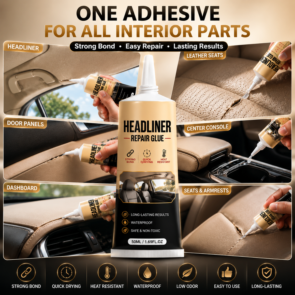 Waterproof Car Headliner Repair Glue