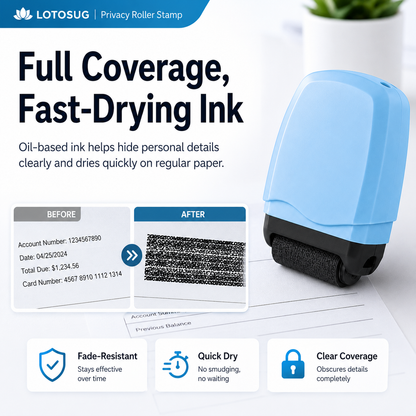 Identity Theft Protection Roller Stamp