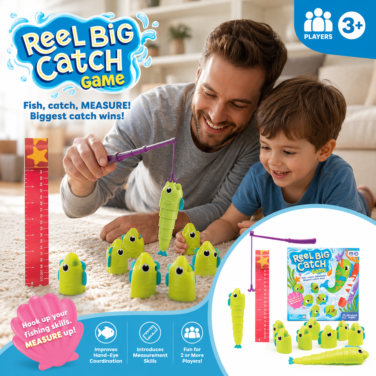 Can You Catch The Longest Fish?– Catch, Measure & Win!
