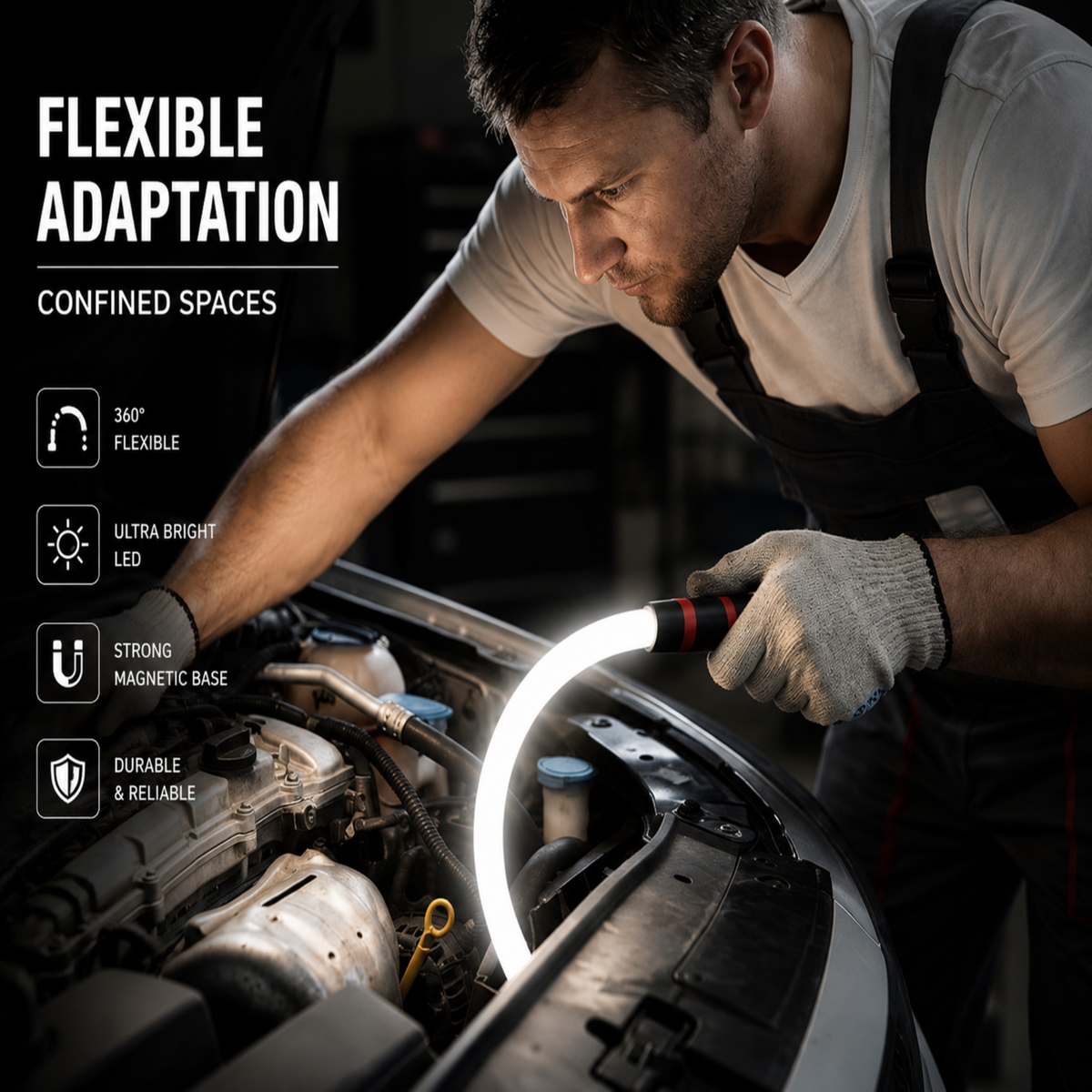 Rechargeable Bendable LED Work Light