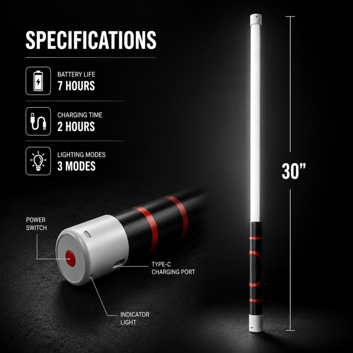Rechargeable Bendable LED Work Light