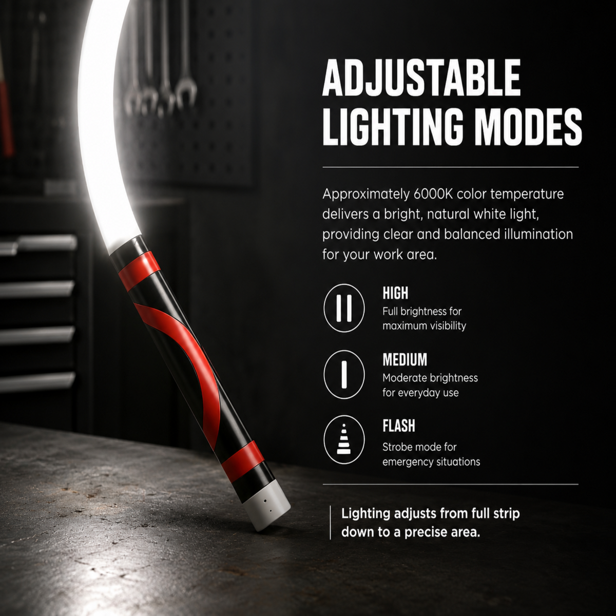 Rechargeable Bendable LED Work Light