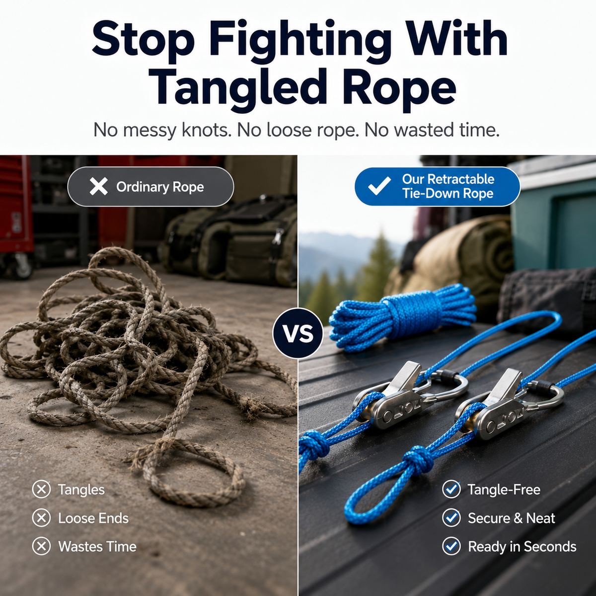 Retractable Buckle Rope