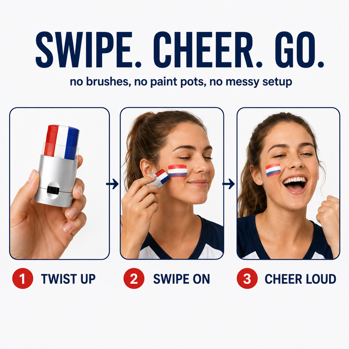 Flag Face Paint
