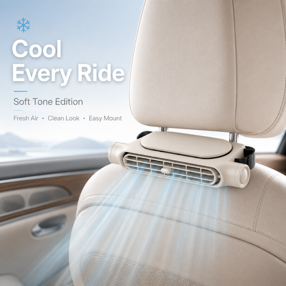 SUMMER SALE 50% OFF Powerful Airflow Car Seat Fan