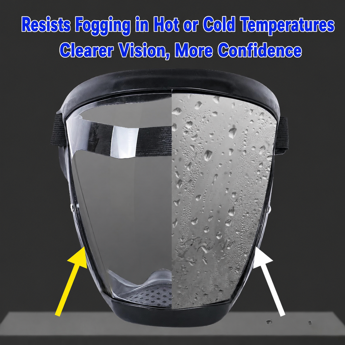 Wravion™ Full-Face Protective Visor – Face, Eye & Respiratory Protection