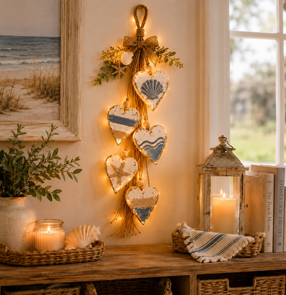Handcrafted Hanging Heart Wall Decor – A Heartwarming Gift for Every Home