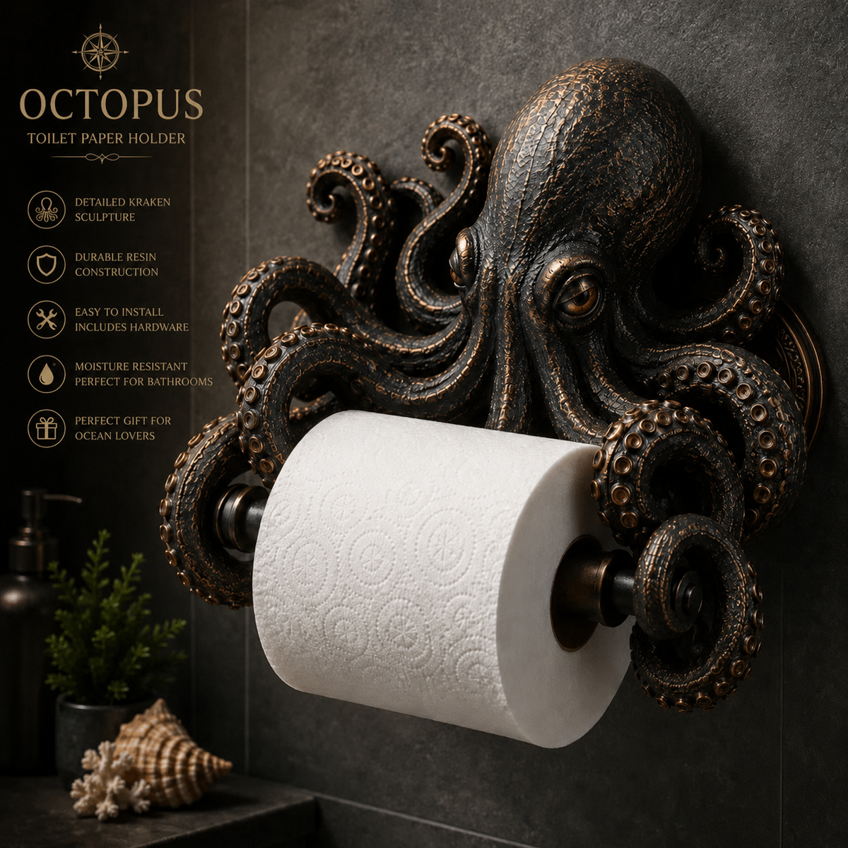 Ocean Guardians Toilet Paper Holder Series