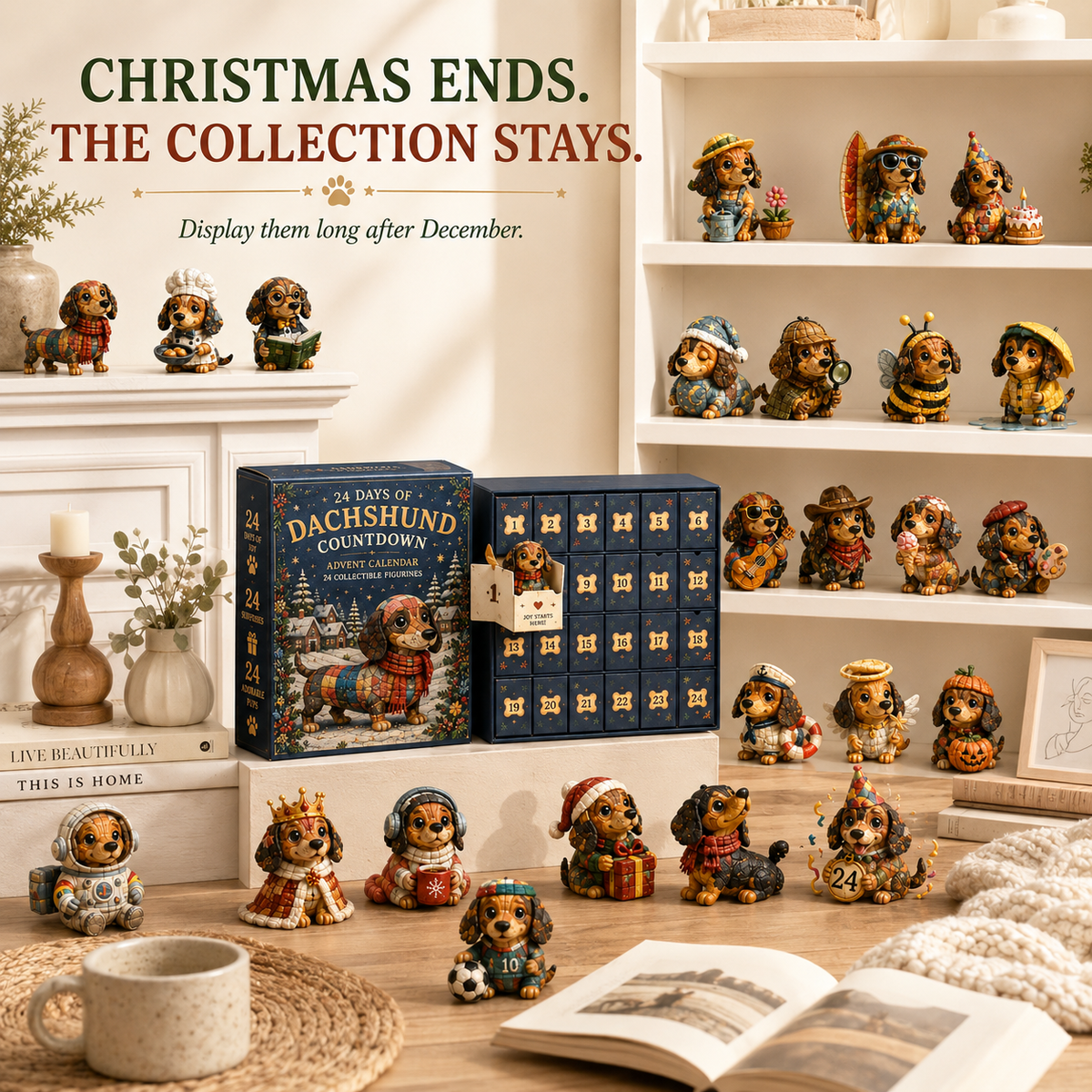 Limited Stock 50% OFF - 2026 Dachshund Advent Calendar – 24 Days of Wiener Dog Joy