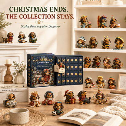 Limited Stock 50% OFF - 2026 Dachshund Advent Calendar – 24 Days of Wiener Dog Joy