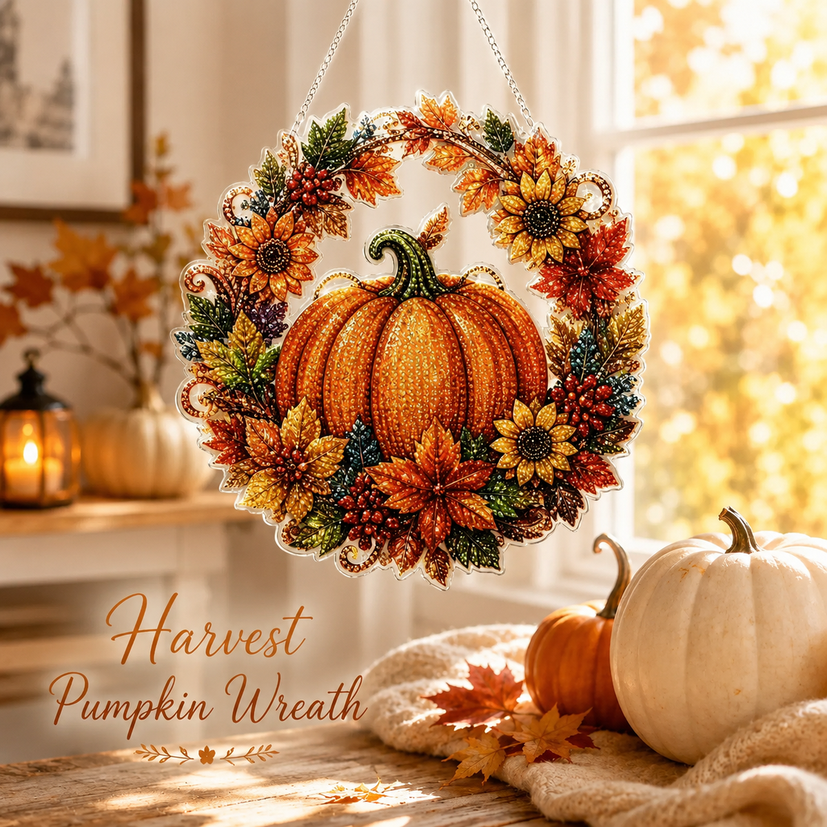 Halloween Diamond Painting Hanging Ornament Kit