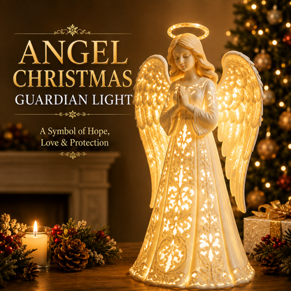 Angel Guardian Christmas Light – Warm Holiday Glow