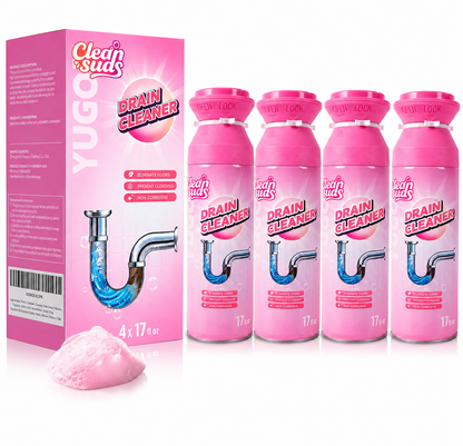 Foaming Drain Cleaner & Deodorizer – Easy Sink & Drain Care, 2-Pack