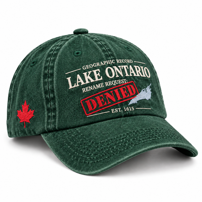 Lake Ontario — Rename Request: Denied Printed Heritage Cap