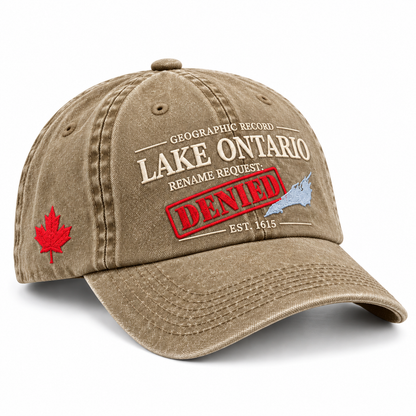 Lake Ontario — Rename Request: Denied Printed Heritage Cap