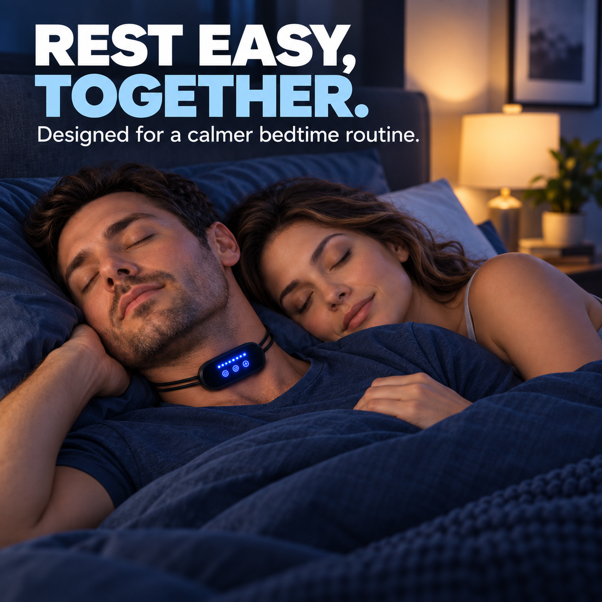 Wearable Anti-Snoring Neck Device – Better Sleep for Both of You
