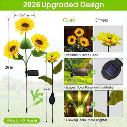 Sunflower Solar Powered Lights for Garden