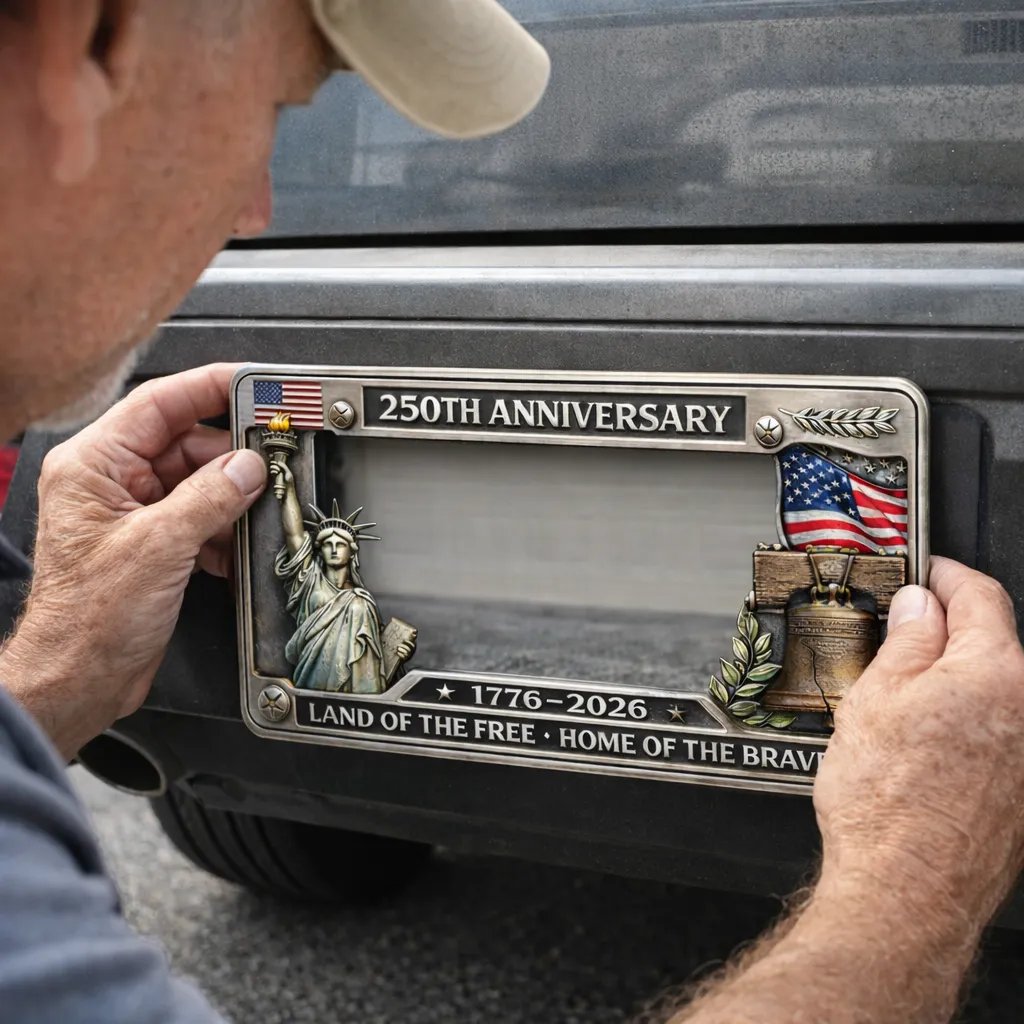 LAST DAY 49% OFF-250th Anniversary Commemorative License Plate Frame