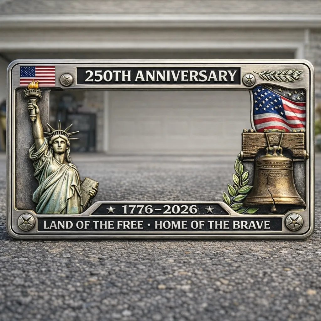 LAST DAY 49% OFF-250th Anniversary Commemorative License Plate Frame