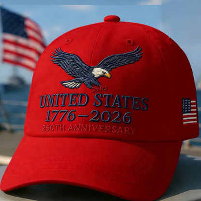 US 250th Anniversary Retro Cotton Cap