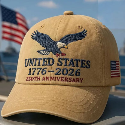 US 250th Anniversary Retro Cotton Cap