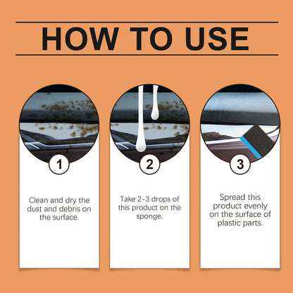 Auto Plastic Restorer Kit