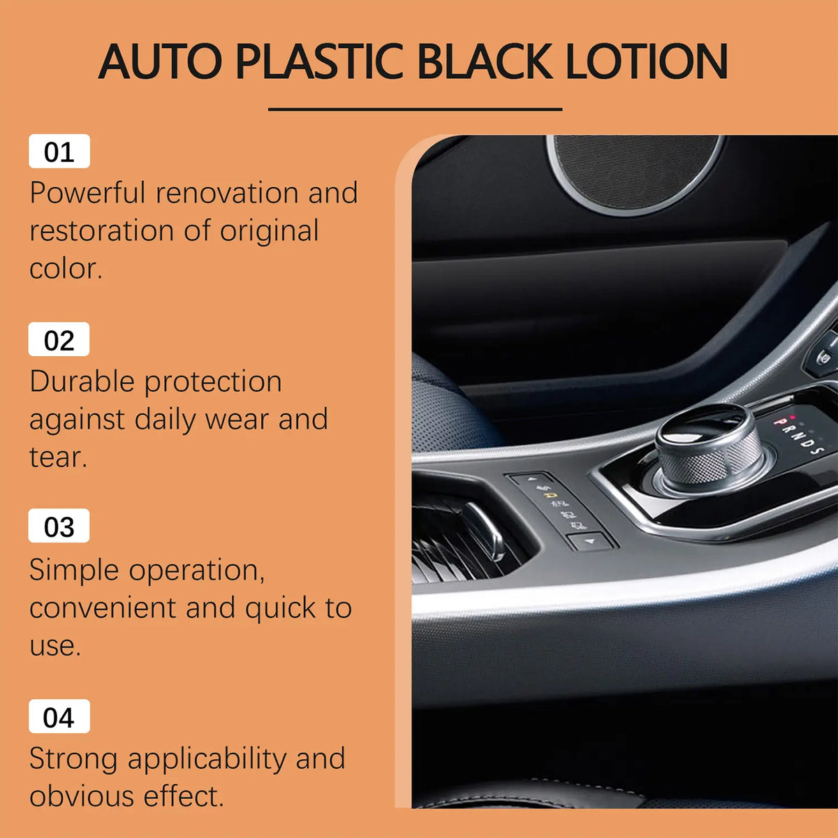 Auto Plastic Restorer Kit