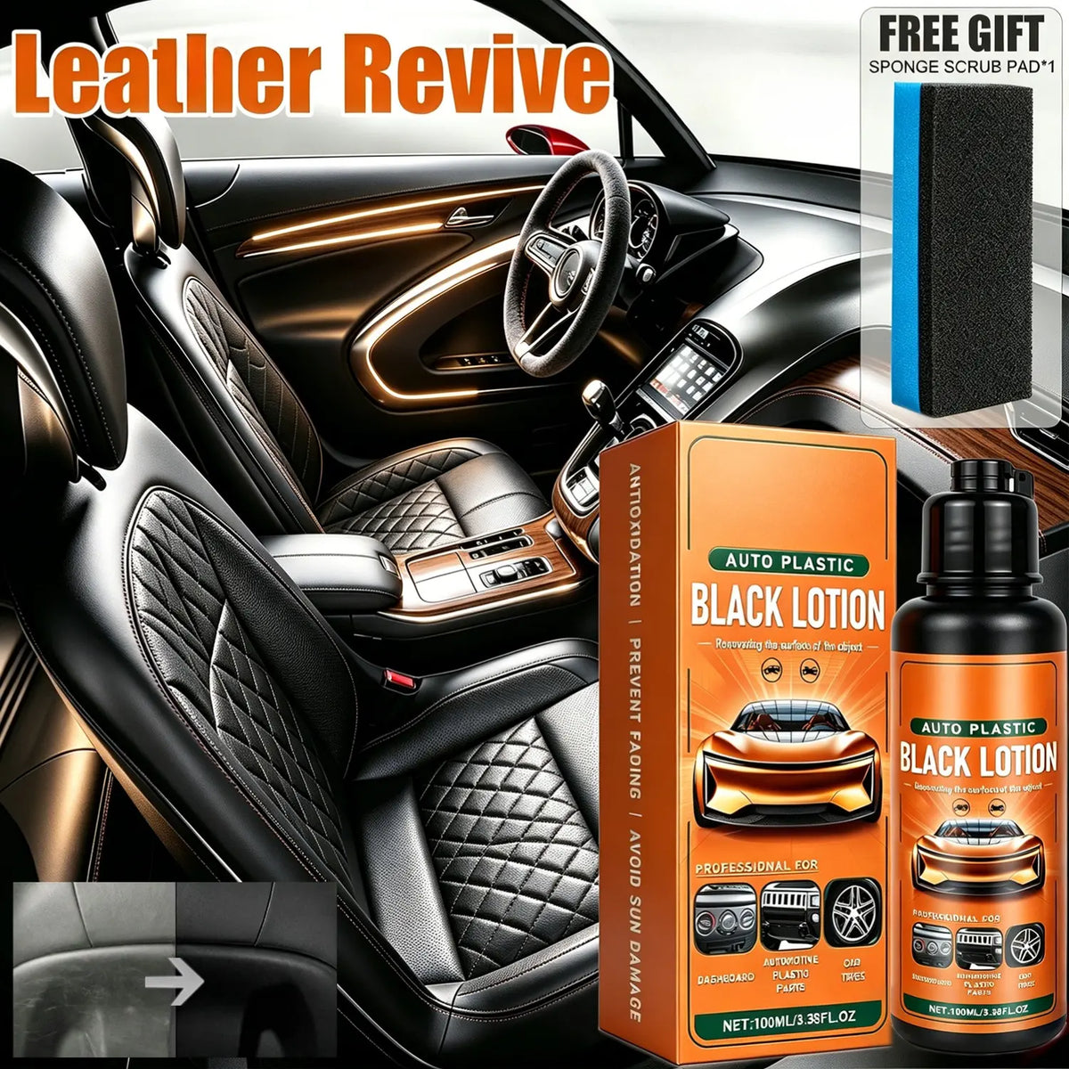 Auto Plastic Restorer Kit