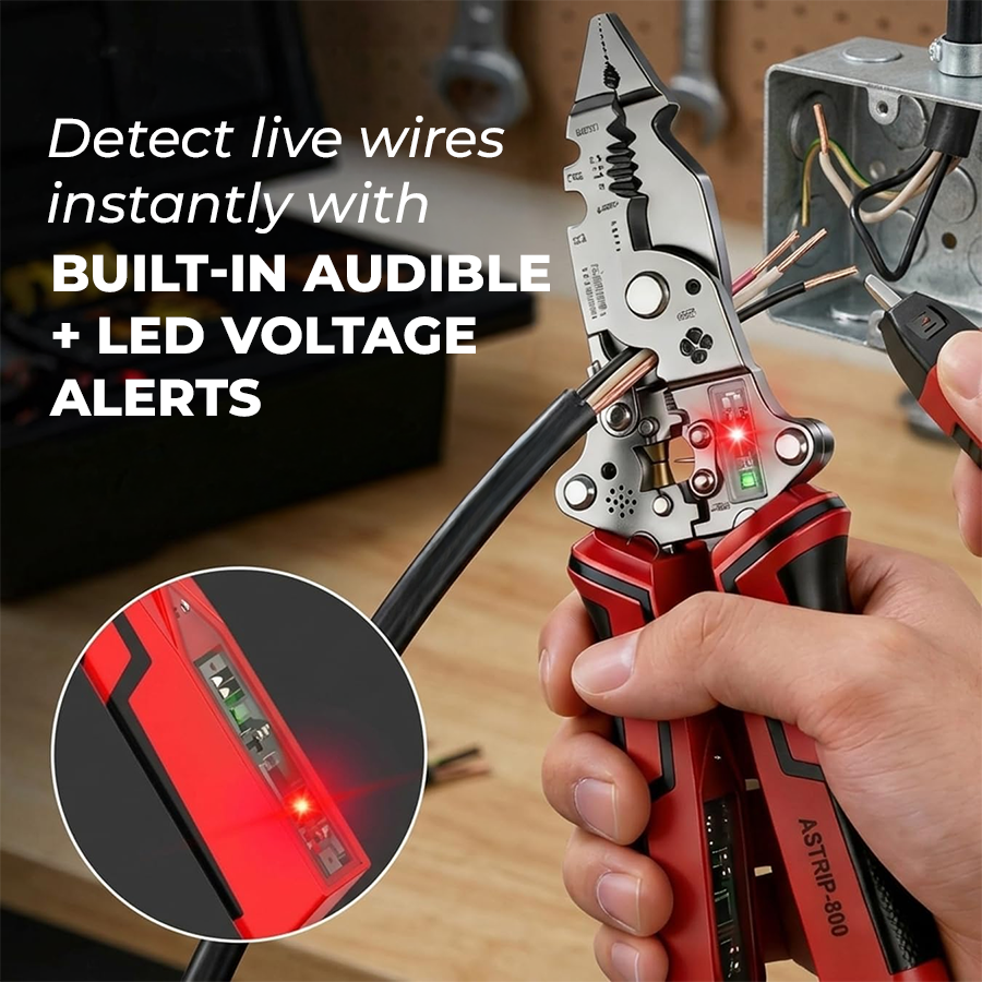 16-in-1 Electrical Pliers with Voltage Tester