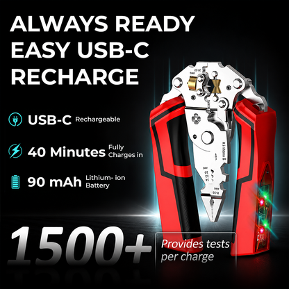 16-in-1 Electrical Pliers with Voltage Tester