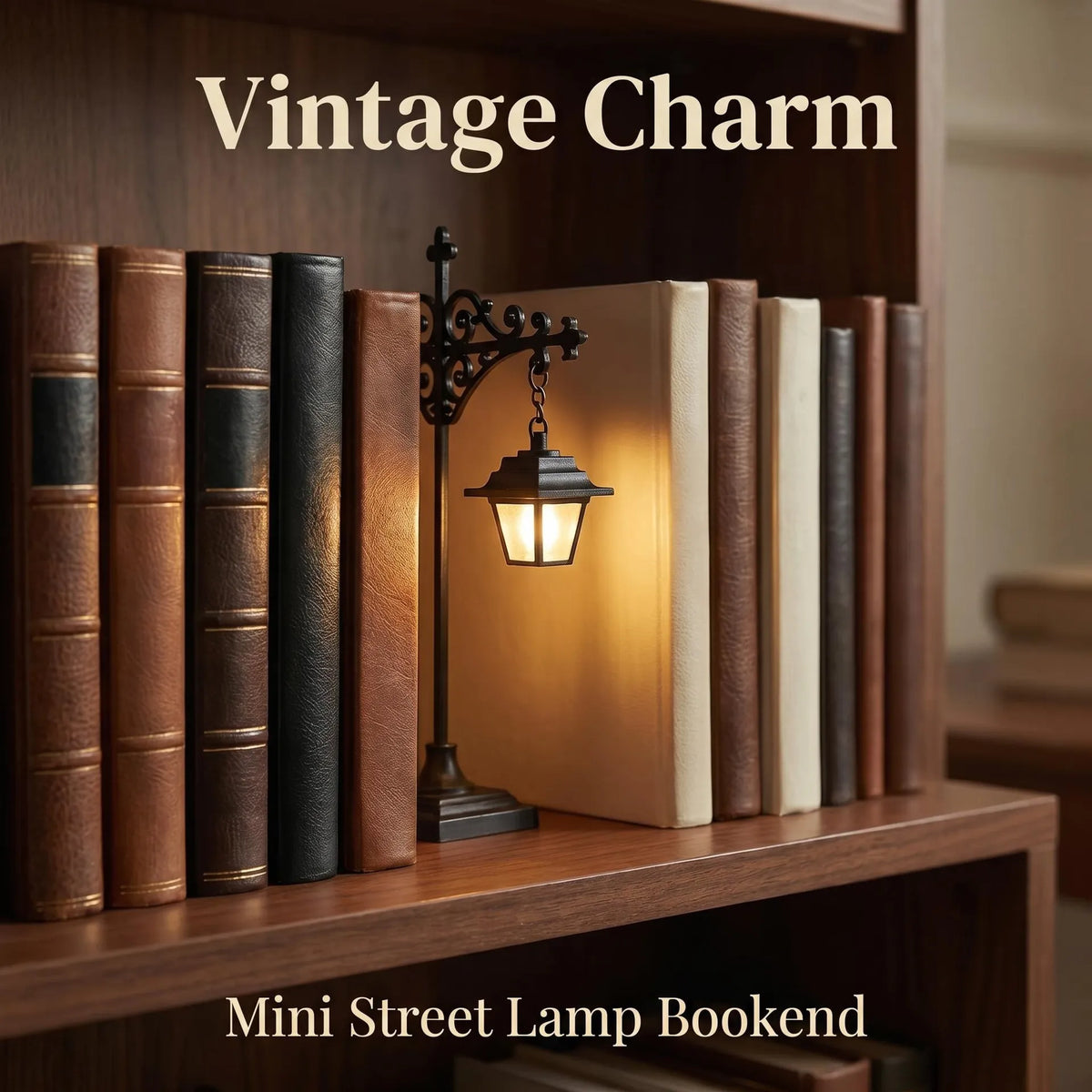 Library Lantern-Decorative Bookshelf Lighting