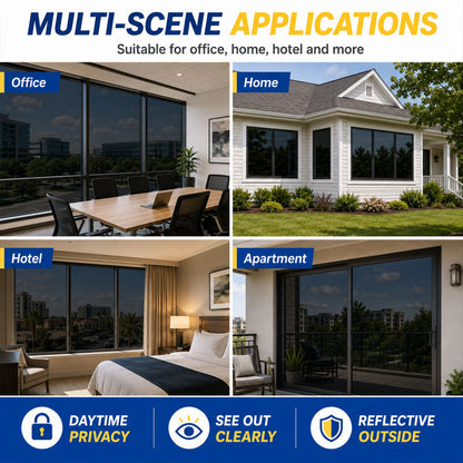 Over 50% OFF NOW One-Way Mirror Window Film for Daytime Privacy, UV Protection