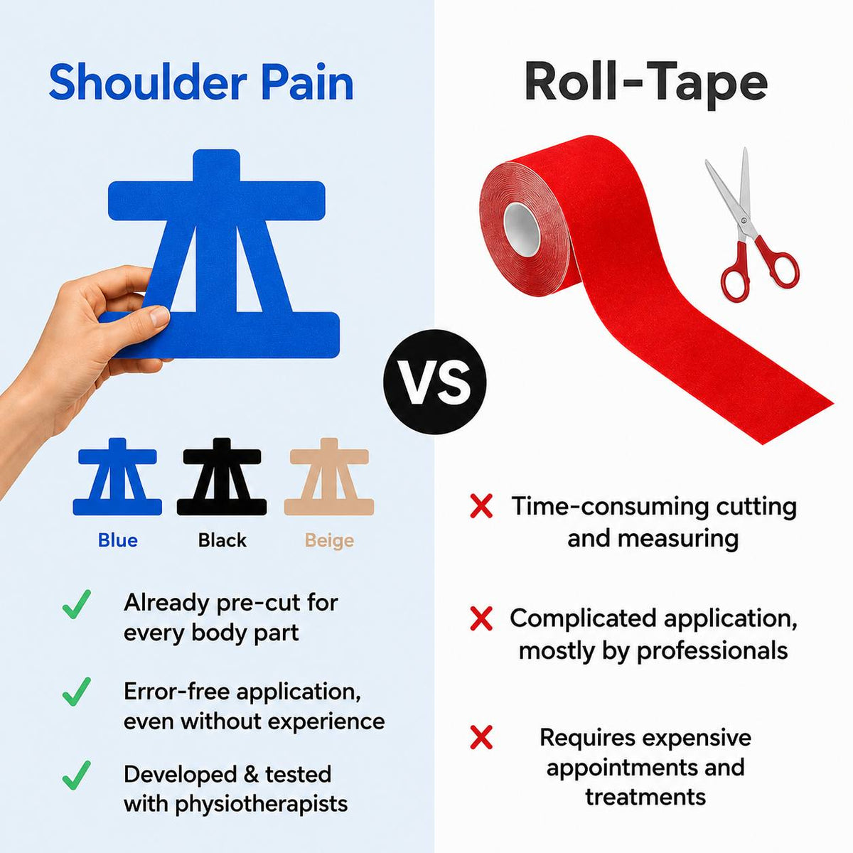 Kinesiology Tape 10pcs