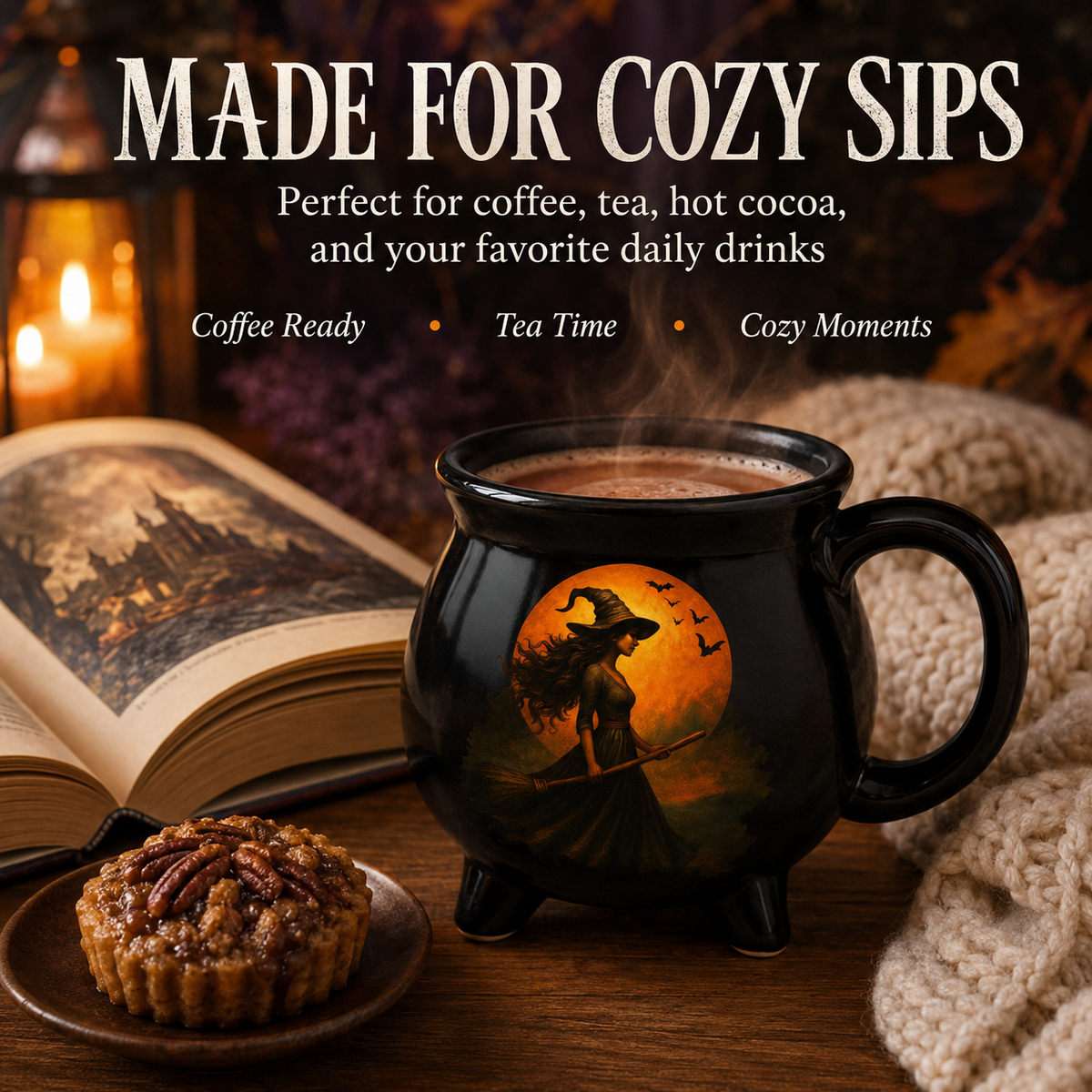 Halloween Witchy Cauldron Mug - Personalized Halloween Gifts